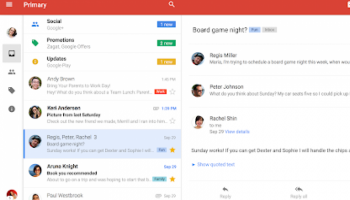 Google dikabarkan tengah mengembangkan desain tampilan baru untuk Google Mail versi web.   Menurutpengakuan juru bicara,