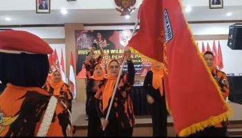 PANGKALPINANG - Hilda Agustina Pimpin Srikandi Pemuda Pancasila Bangka Belitung,