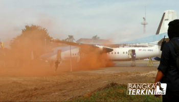 Bangka Terkini, Pangkalpinang --- Angkasa Pura II menggelar Kegiatan Air Port Contogency Exercise And,