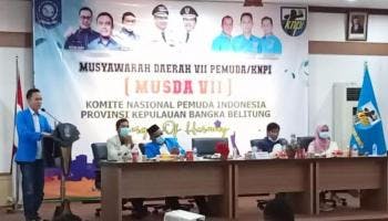 BANGKA TERKINI - PANGKALPINANG --- Gubernur Bangka Belitung, Erzaldi Rosman buka Musyawarah Daerah (Musda),